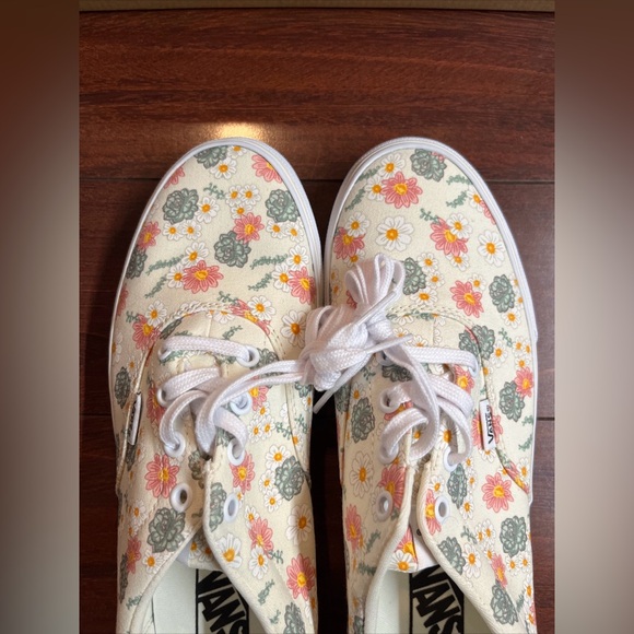 Vans Doheny Desert Floral Marshmallow Womans 10 Tan Sneaker Low Top New In Box - Picture 6 of 16